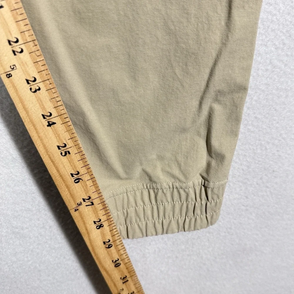 Lululemon ABC Jogger Canvas Pants Mens Large Beige Athleisure Athletic Pull On